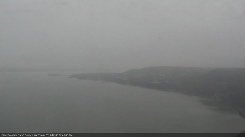 Lake Travis webcam, December 6, 2018 1:45 PM CT