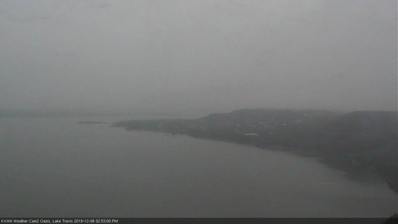 Lake Travis webcam, December 6, 2018 1:55 PM CT