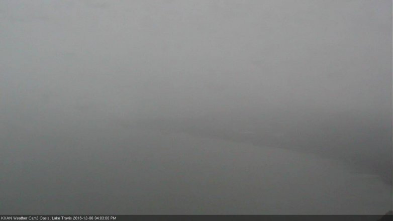 Lake Travis webcam, December 6, 2018 3:05 PM CT