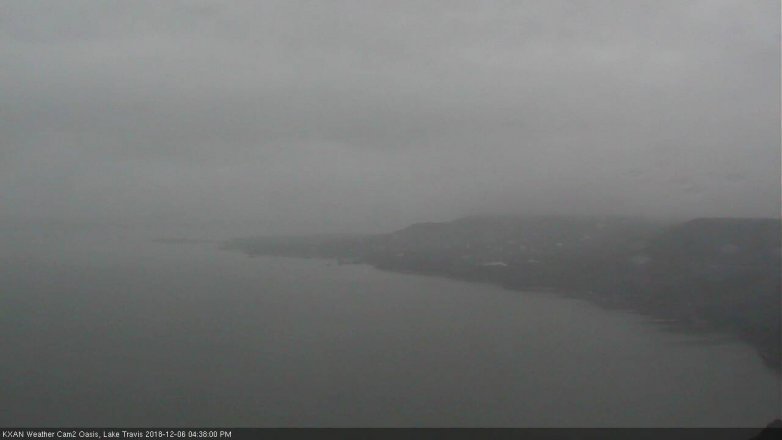 Lake Travis webcam, December 6, 2018 3:40 PM CT