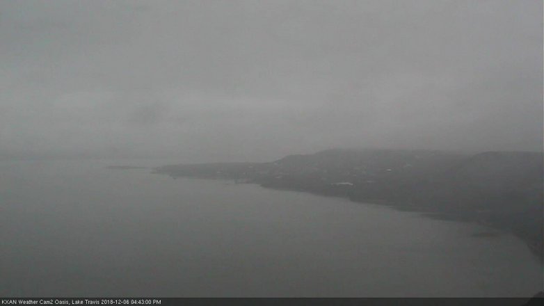Lake Travis webcam, December 6, 2018 3:45 PM CT
