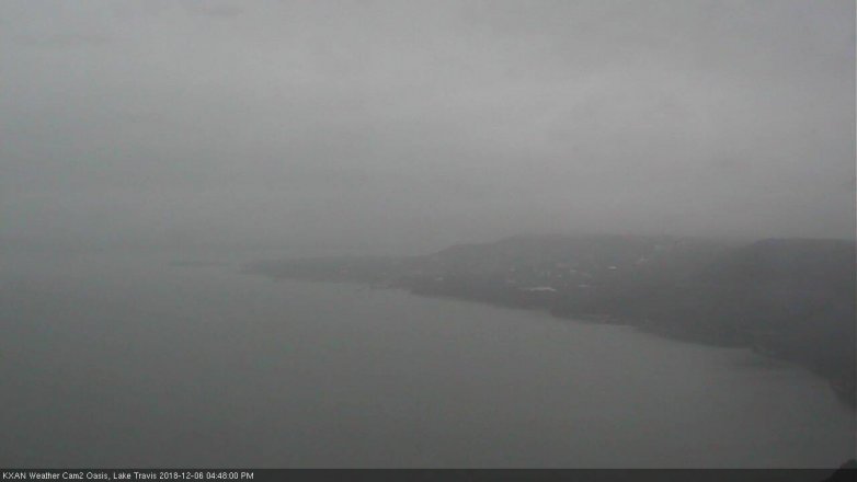 Lake Travis webcam, December 6, 2018 3:50 PM CT