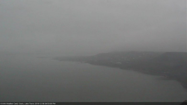 Lake Travis webcam, December 6, 2018 3:55 PM CT