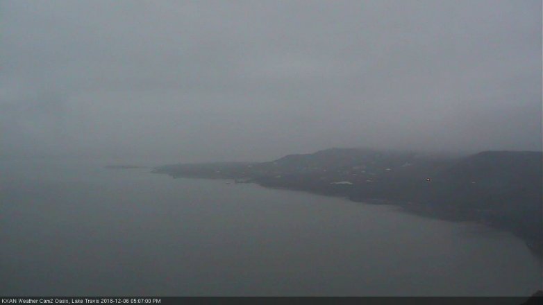 Lake Travis webcam, December 6, 2018 4:10 PM CT