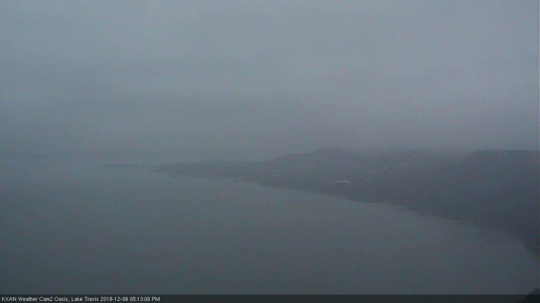 Lake Travis webcam, December 6, 2018 4:15 PM CT