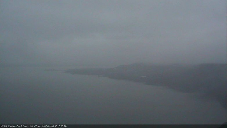 Lake Travis webcam, December 6, 2018 4:20 PM CT