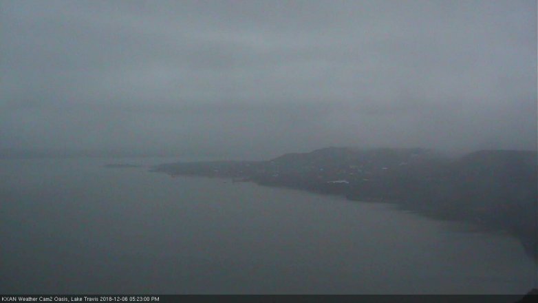 Lake Travis webcam, December 6, 2018 4:25 PM CT