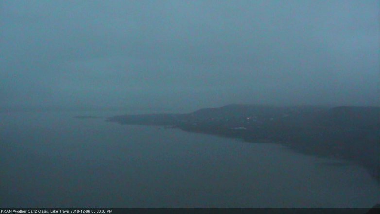Lake Travis webcam, December 6, 2018 4:35 PM CT