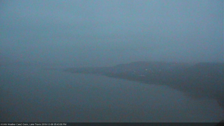 Lake Travis webcam, December 6, 2018 4:45 PM CT