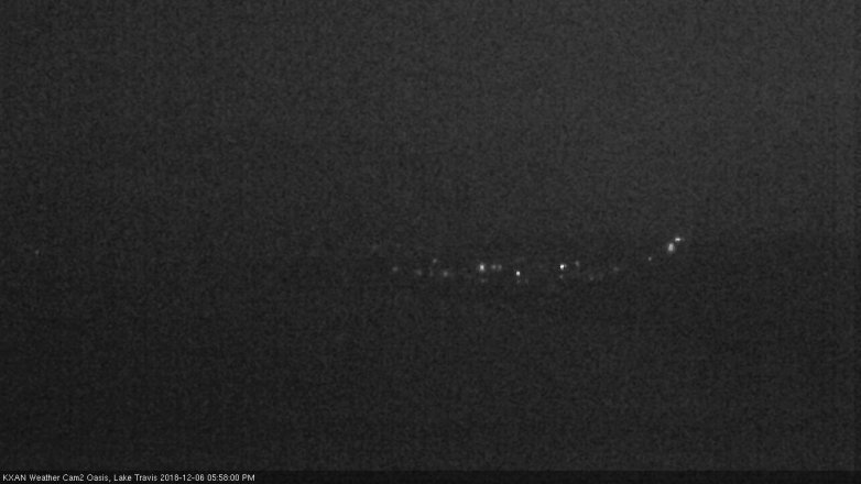 Lake Travis webcam, December 6, 2018 5:00 PM CT