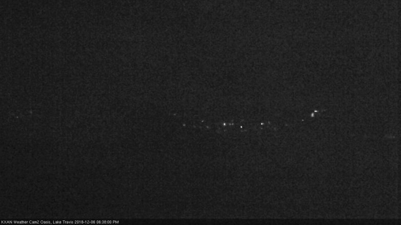 Lake Travis webcam, December 6, 2018 5:40 PM CT