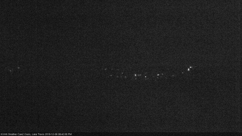 Lake Travis webcam, December 6, 2018 5:45 PM CT