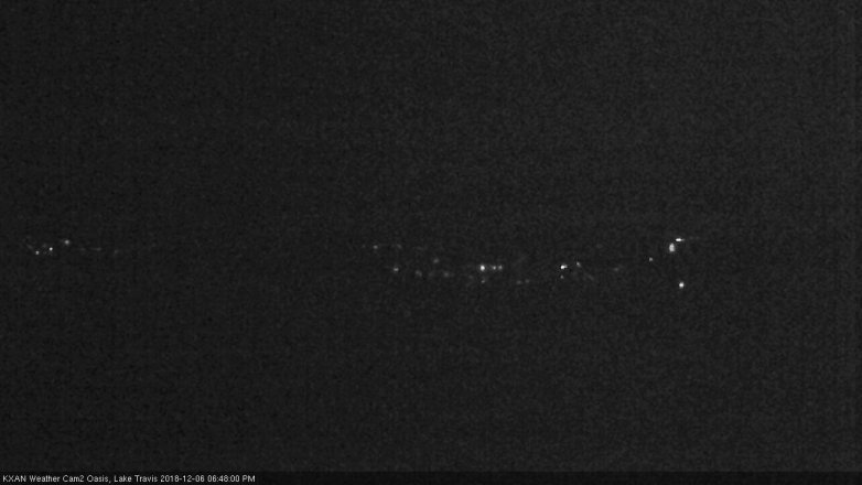 Lake Travis webcam, December 6, 2018 5:50 PM CT