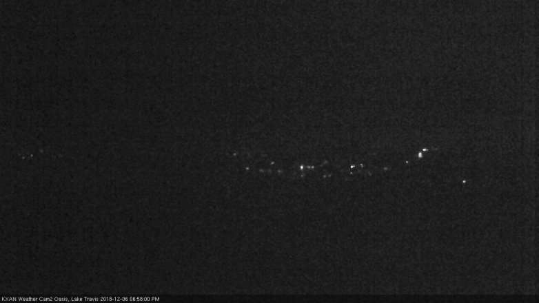 Lake Travis webcam, December 6, 2018 6:00 PM CT