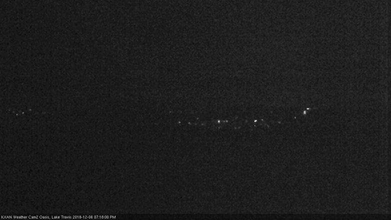 Lake Travis webcam, December 6, 2018 6:20 PM CT