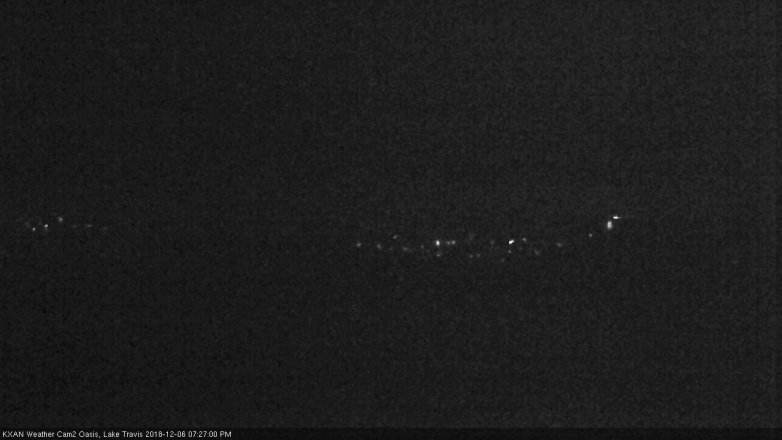 Lake Travis webcam, December 6, 2018 6:30 PM CT