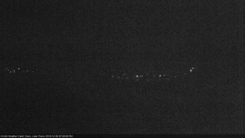 Lake Travis webcam, December 6, 2018 6:40 PM CT