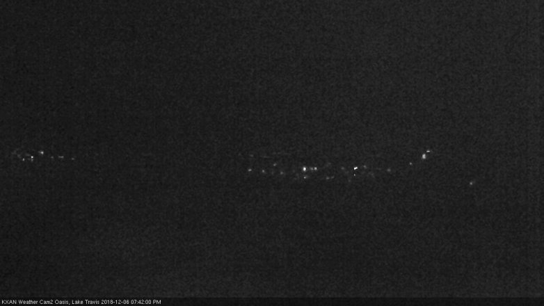Lake Travis webcam, December 6, 2018 6:45 PM CT