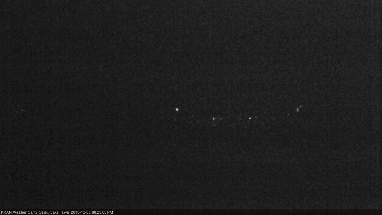 Lake Travis webcam, December 6, 2018 7:25 PM CT