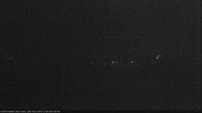 Lake Travis webcam, December 6, 2018 7:30 PM CT