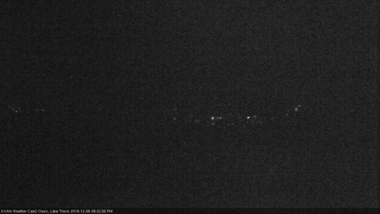 Lake Travis webcam, December 6, 2018 7:35 PM CT