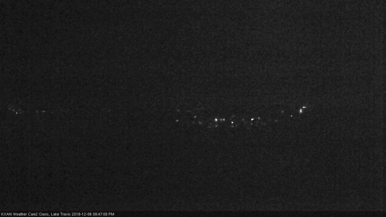 Lake Travis webcam, December 6, 2018 7:50 PM CT