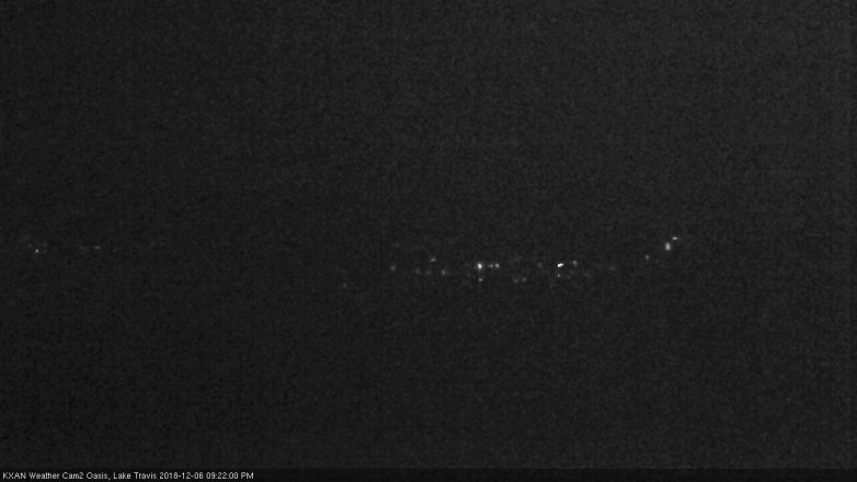 Lake Travis webcam, December 6, 2018 8:25 PM CT