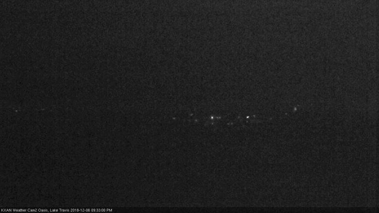 Lake Travis webcam, December 6, 2018 8:35 PM CT