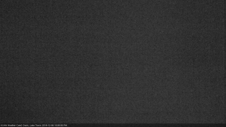 Lake Travis webcam, December 6, 2018 9:10 PM CT