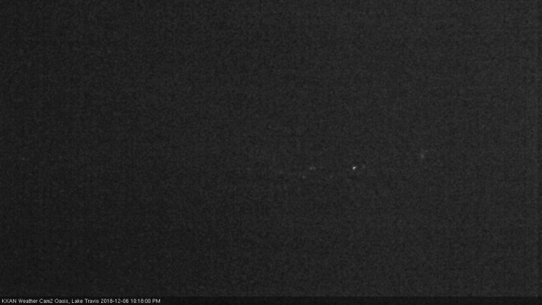 Lake Travis webcam, December 6, 2018 9:20 PM CT