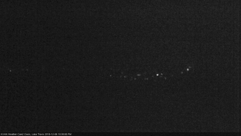 Lake Travis webcam, December 6, 2018 9:40 PM CT