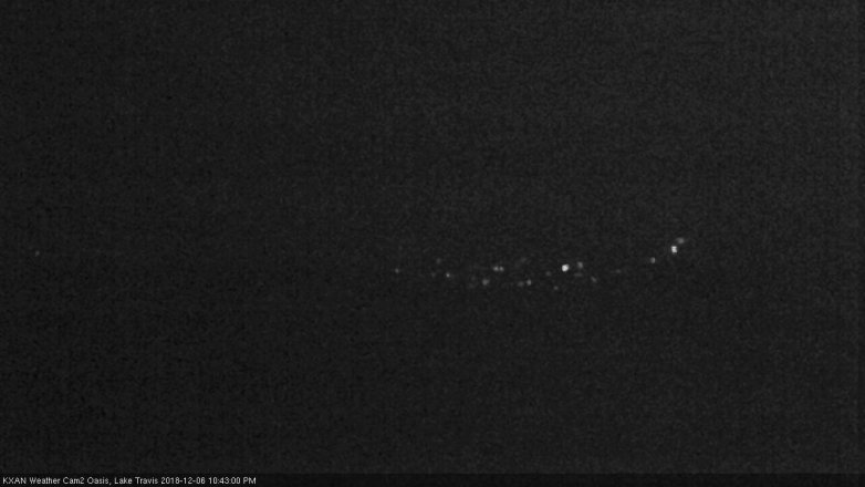Lake Travis webcam, December 6, 2018 9:45 PM CT