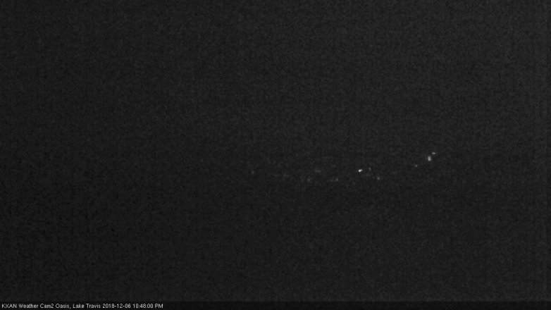 Lake Travis webcam, December 6, 2018 9:50 PM CT