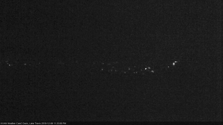Lake Travis webcam, December 6, 2018 10:35 PM CT