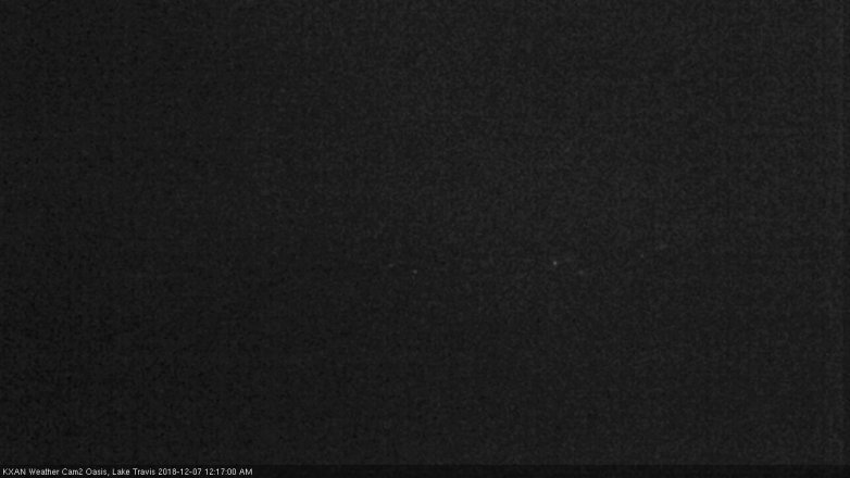 Lake Travis webcam, December 6, 2018 11:20 PM CT