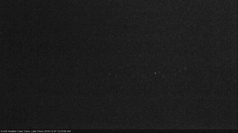 Lake Travis webcam, December 6, 2018 11:25 PM CT