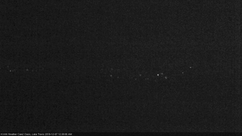 Lake Travis webcam, December 6, 2018 11:40 PM CT