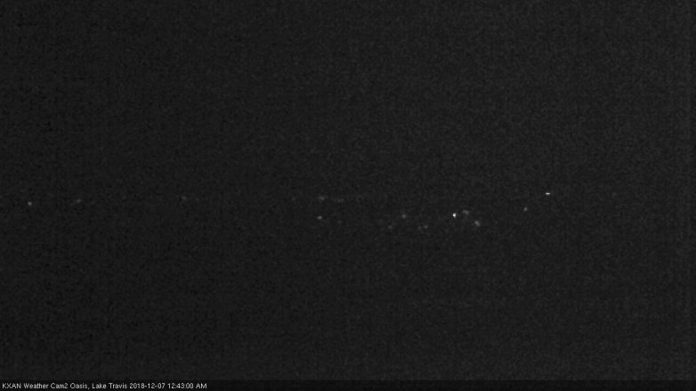 Lake Travis webcam, December 6, 2018 11:45 PM CT