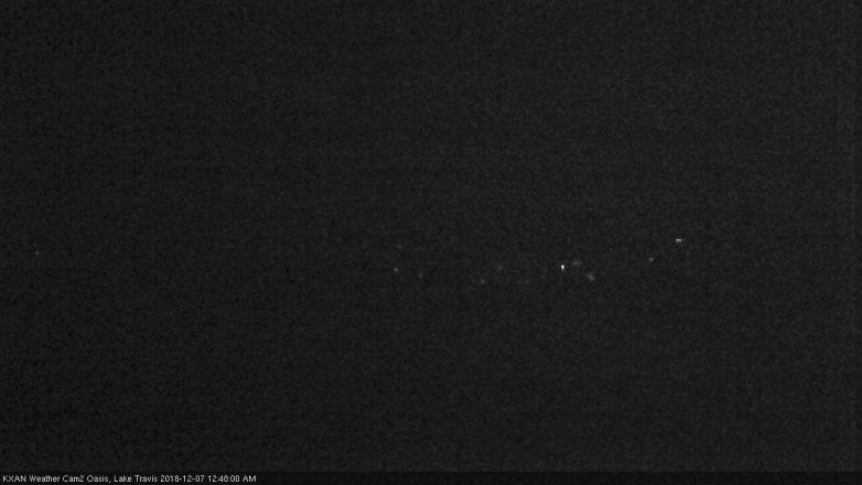 Lake Travis webcam, December 6, 2018 11:50 PM CT