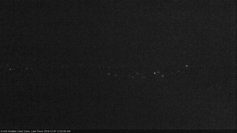 Lake Travis webcam, December 6, 2018 11:55 PM CT