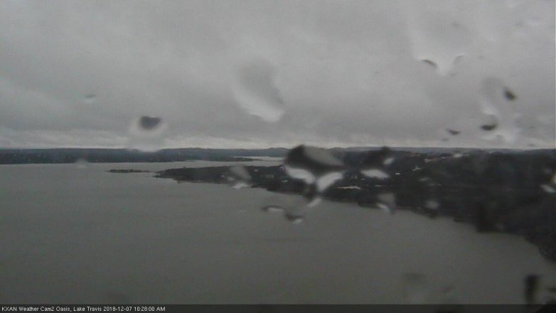 Lake Travis webcam, December 7, 2018 9:30 AM CT