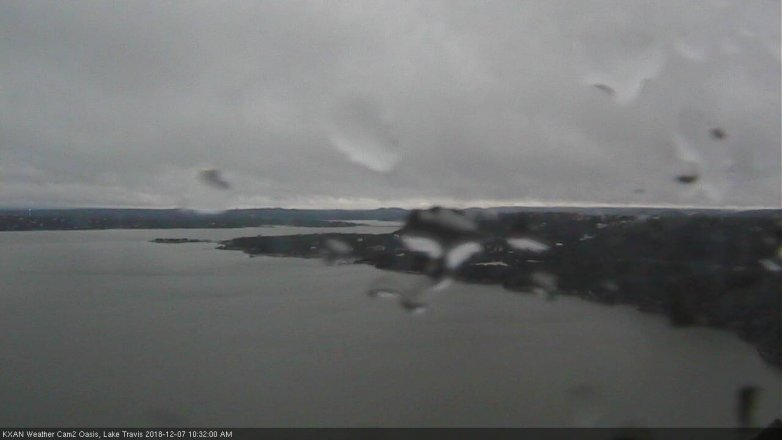 Lake Travis webcam, December 7, 2018 9:35 AM CT