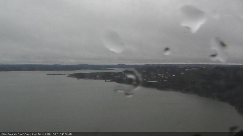 Lake Travis webcam, December 7, 2018 9:45 AM CT