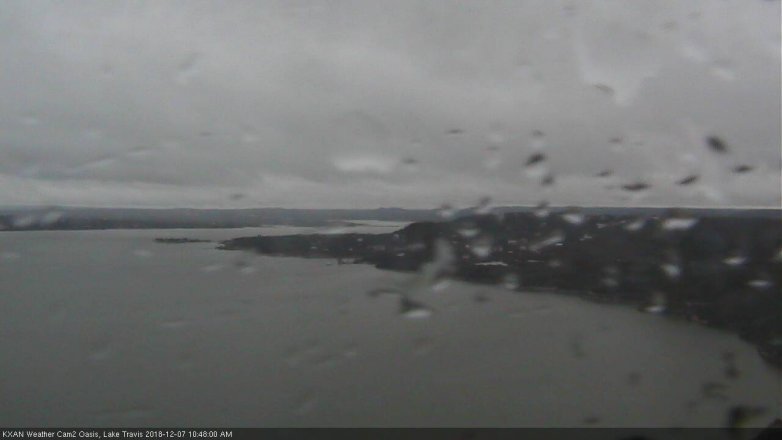 Lake Travis webcam, December 7, 2018 9:50 AM CT