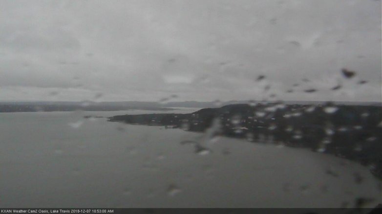Lake Travis webcam, December 7, 2018 9:55 AM CT