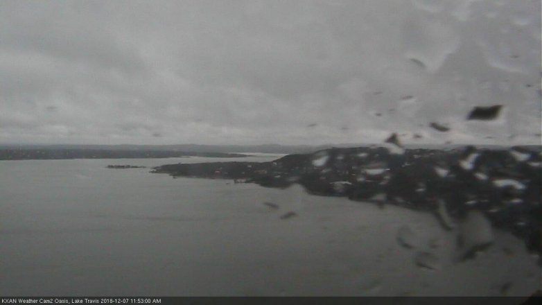 Lake Travis webcam, December 7, 2018 10:55 AM CT