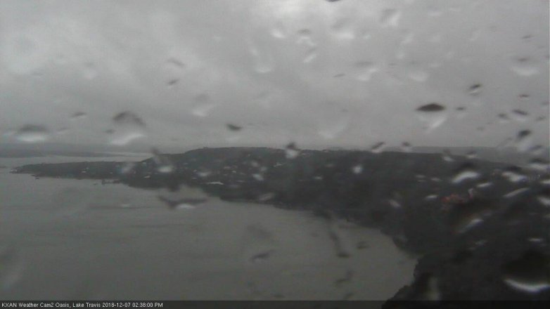 Lake Travis webcam, December 7, 2018 1:40 PM CT
