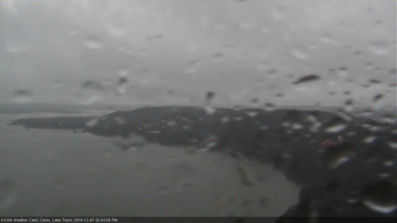 Lake Travis webcam, December 7, 2018 1:45 PM CT