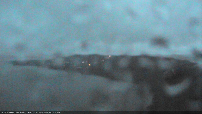 Lake Travis webcam, December 7, 2018 4:35 PM CT