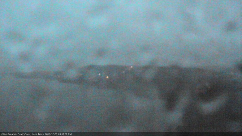 Lake Travis webcam, December 7, 2018 4:40 PM CT